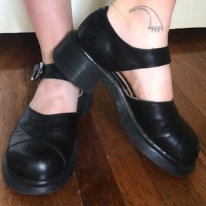 Vintage Dr. Marten square toe Mary Janes